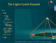 Tablet Screenshot of light-crystal-pyramid.com